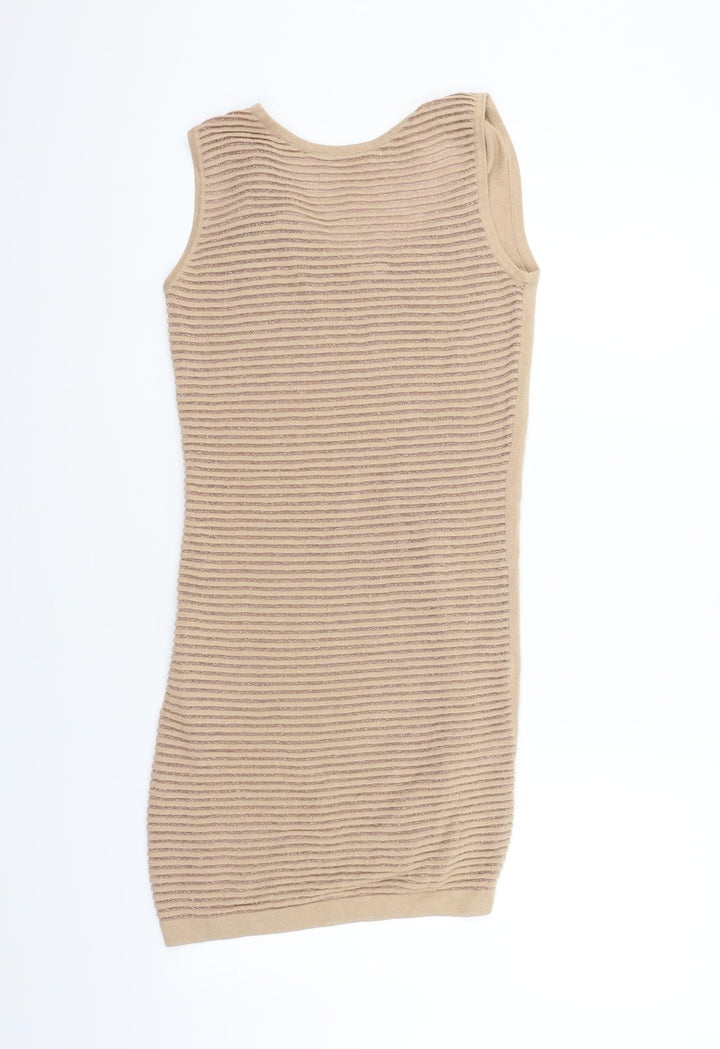 River Island Womens Beige   Fit & Flare  Size 10