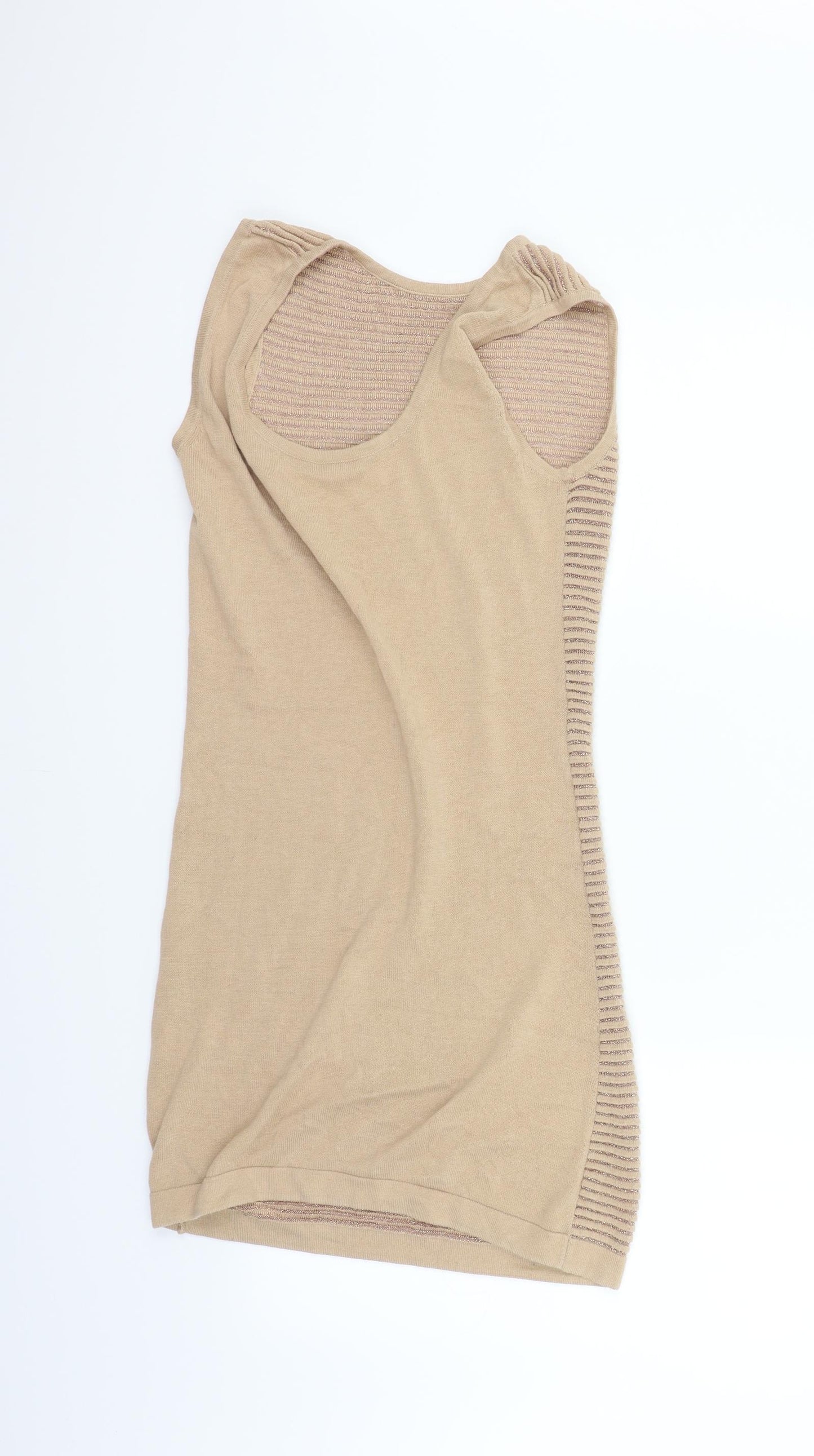 River Island Womens Beige   Fit & Flare  Size 10