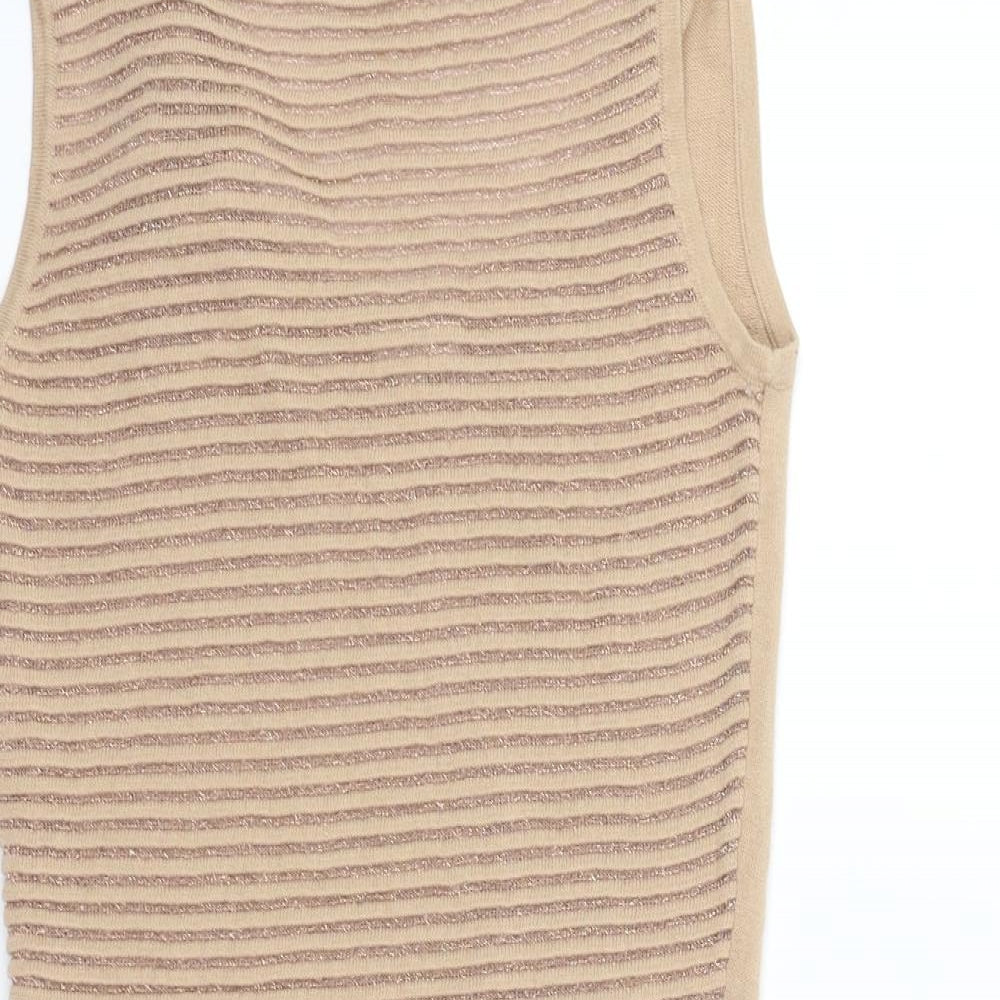 River Island Womens Beige   Fit & Flare  Size 10
