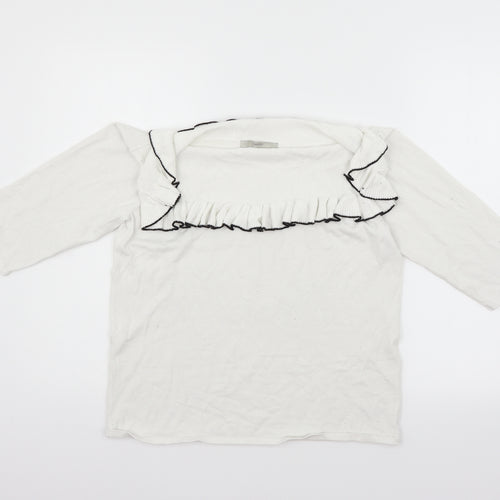 George Womens White   Pullover Jumper Size 18