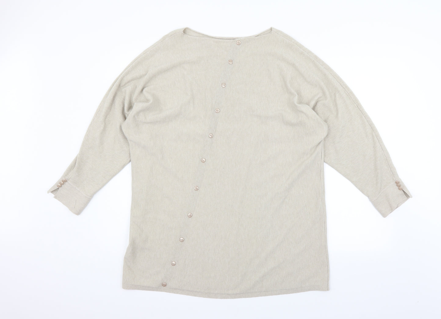 Preworn Womens Beige   Pullover Jumper Size 2XL