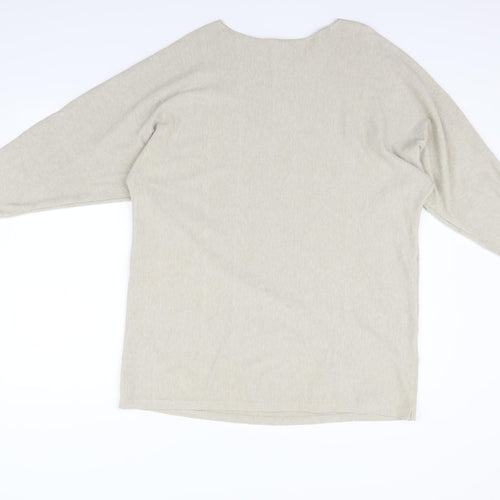 Preworn Womens Beige   Pullover Jumper Size 2XL