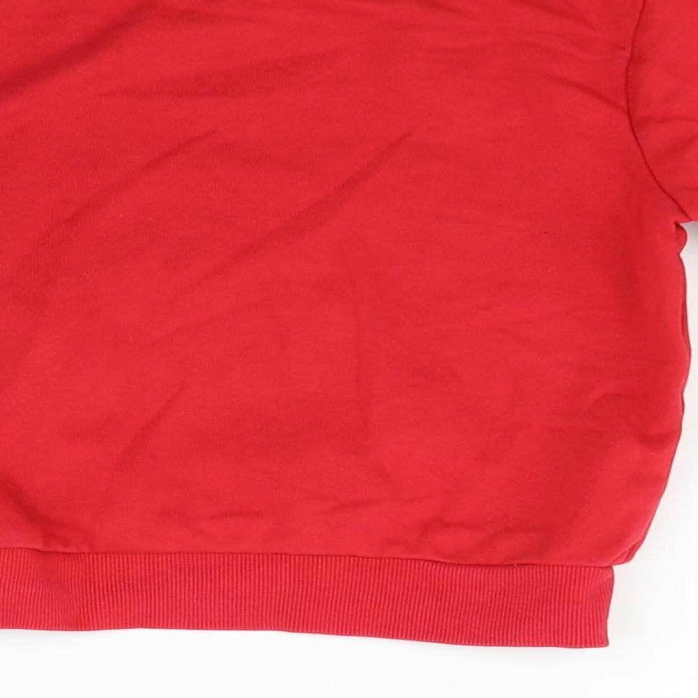 George Girls Red   Pullover Jumper Size 2-3 Years