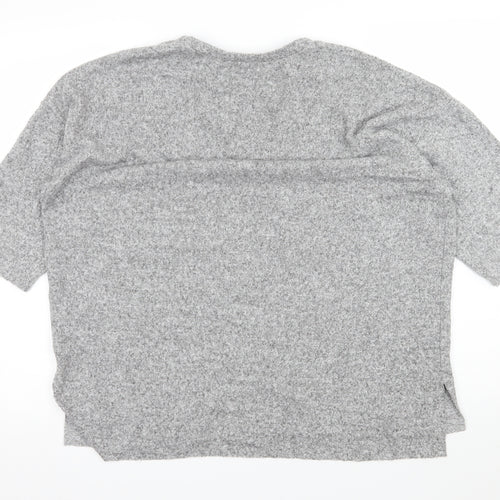 Zara Womens Grey  Knit Pullover Jumper Size M