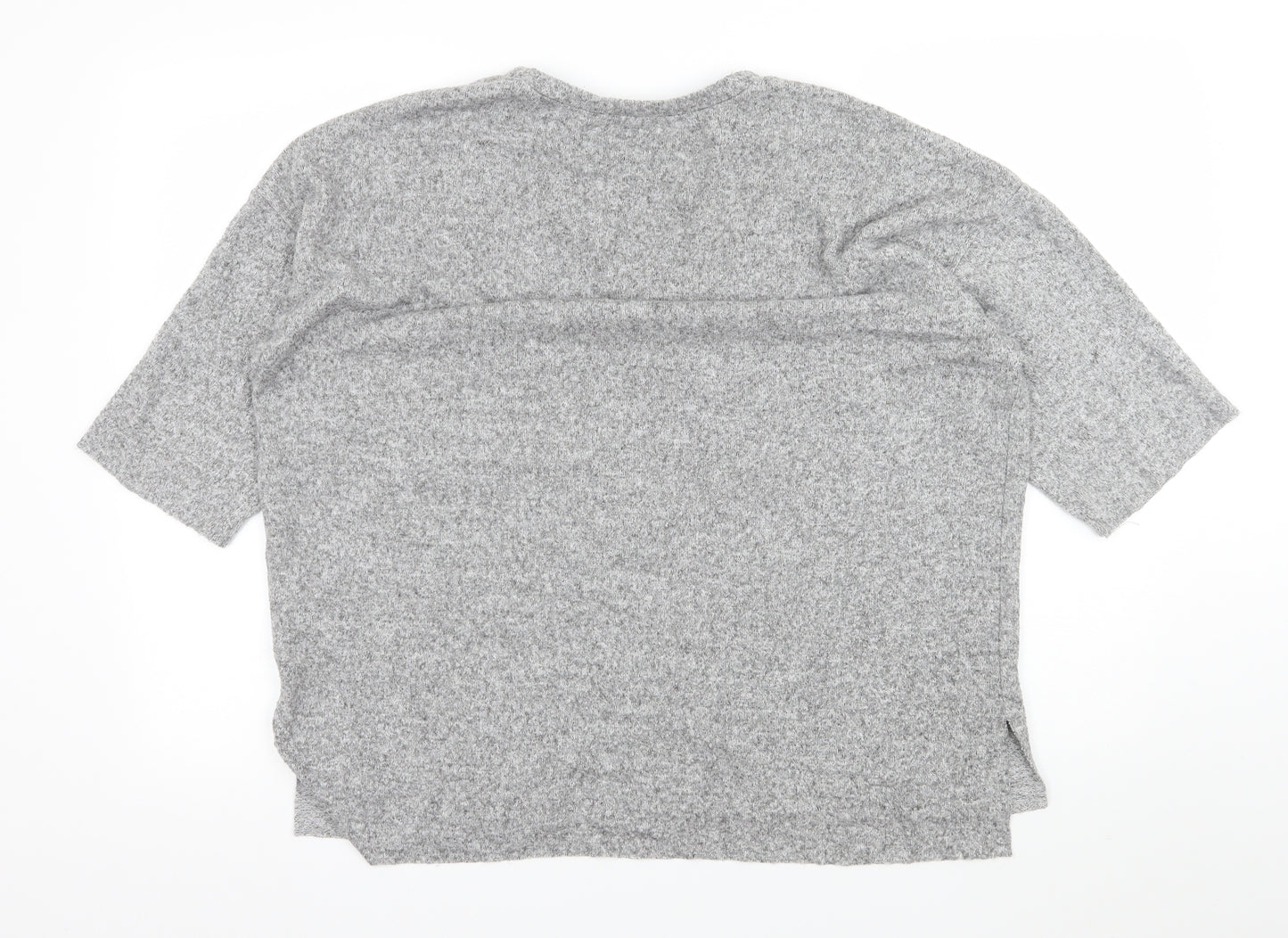 Zara Womens Grey  Knit Pullover Jumper Size M