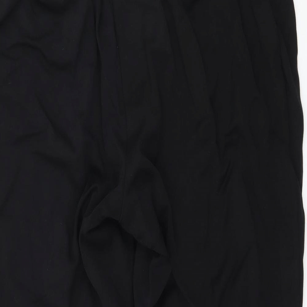 Evans Womens Black   Trousers  Size 22 L26 in