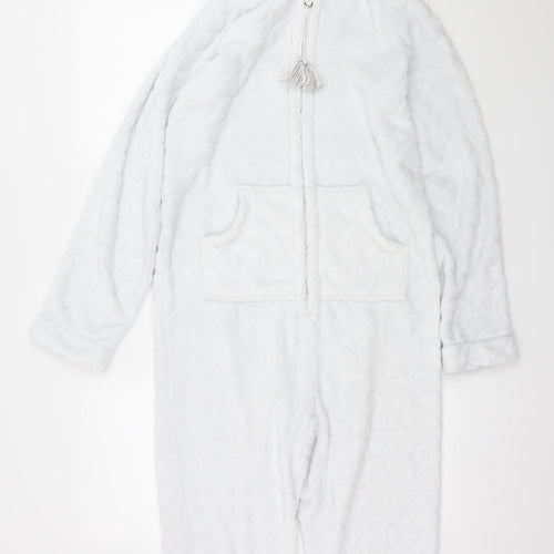 Etam Womens White Solid Microfibre Top One Piece Size S  - Unicorn