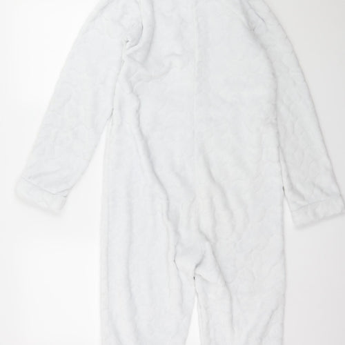 Etam Womens White Solid Microfibre Top One Piece Size S  - Unicorn