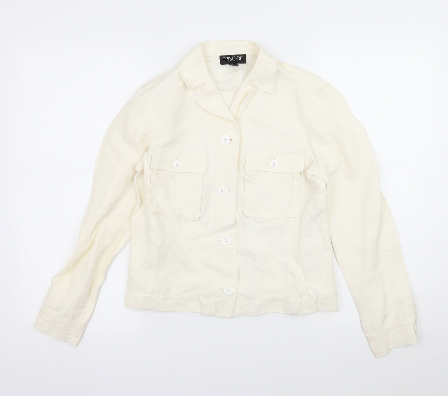 Episode Womens Ivory   Jacket  Size 6
