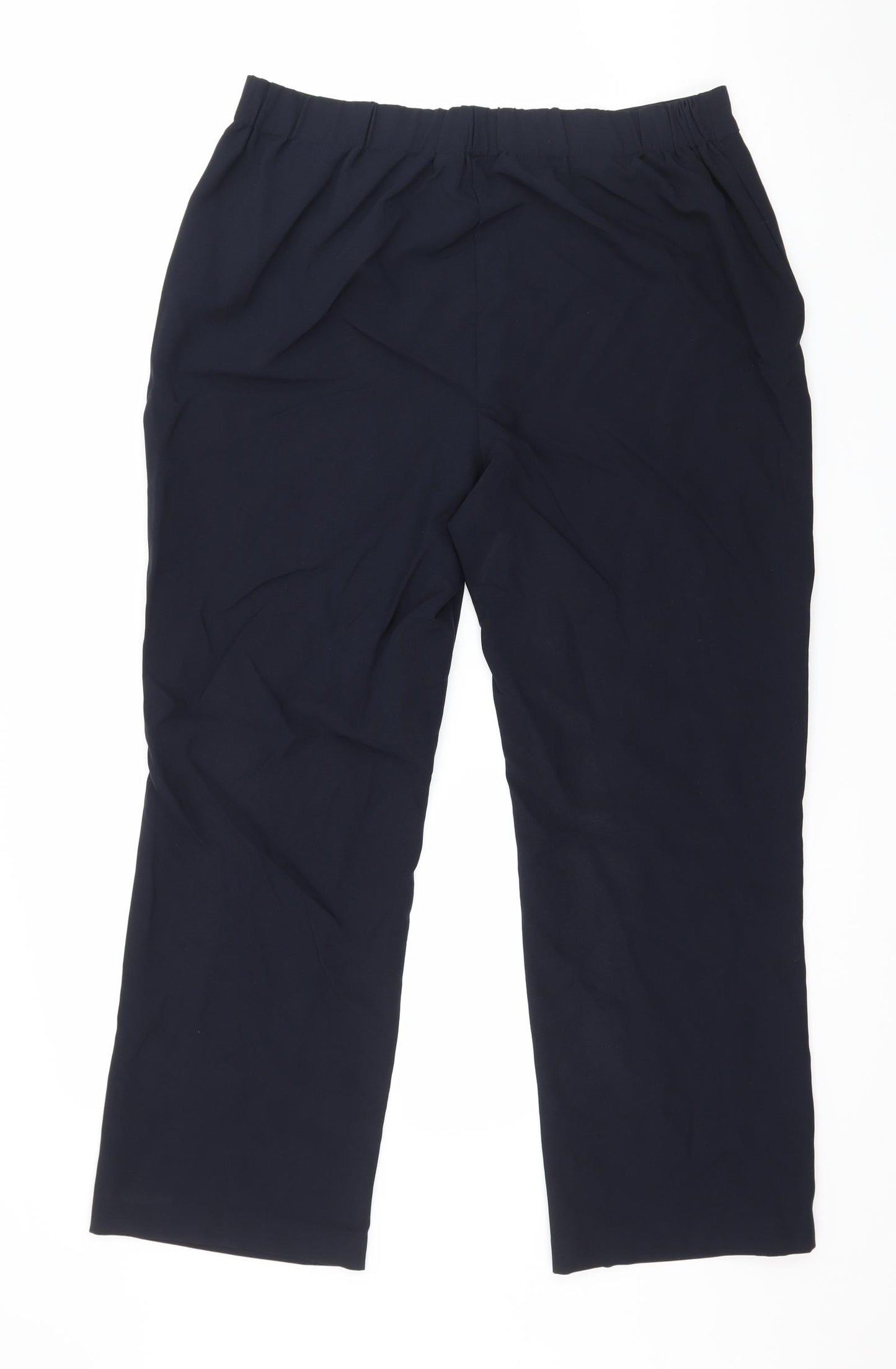 Bonmarché Womens Blue   Trousers  Size 14 L25 in
