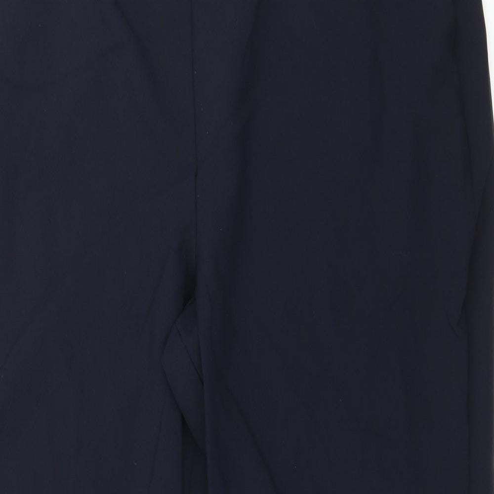 Bonmarché Womens Blue   Trousers  Size 14 L25 in