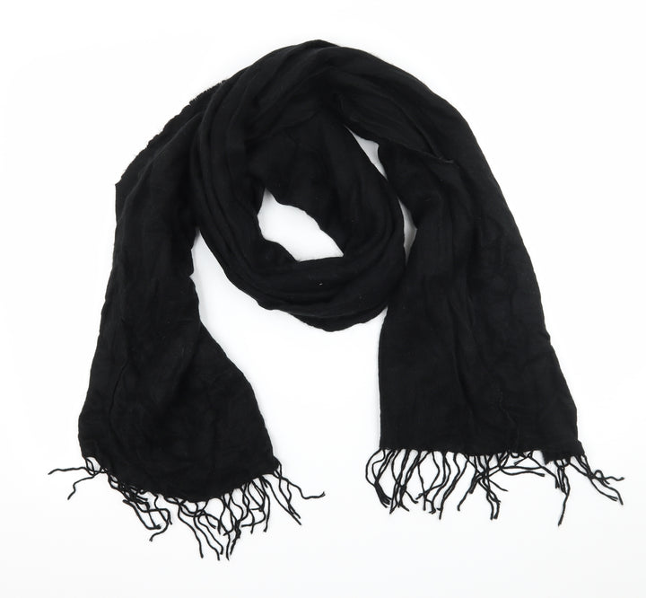 Preworn Womens Black  Knit  Scarf