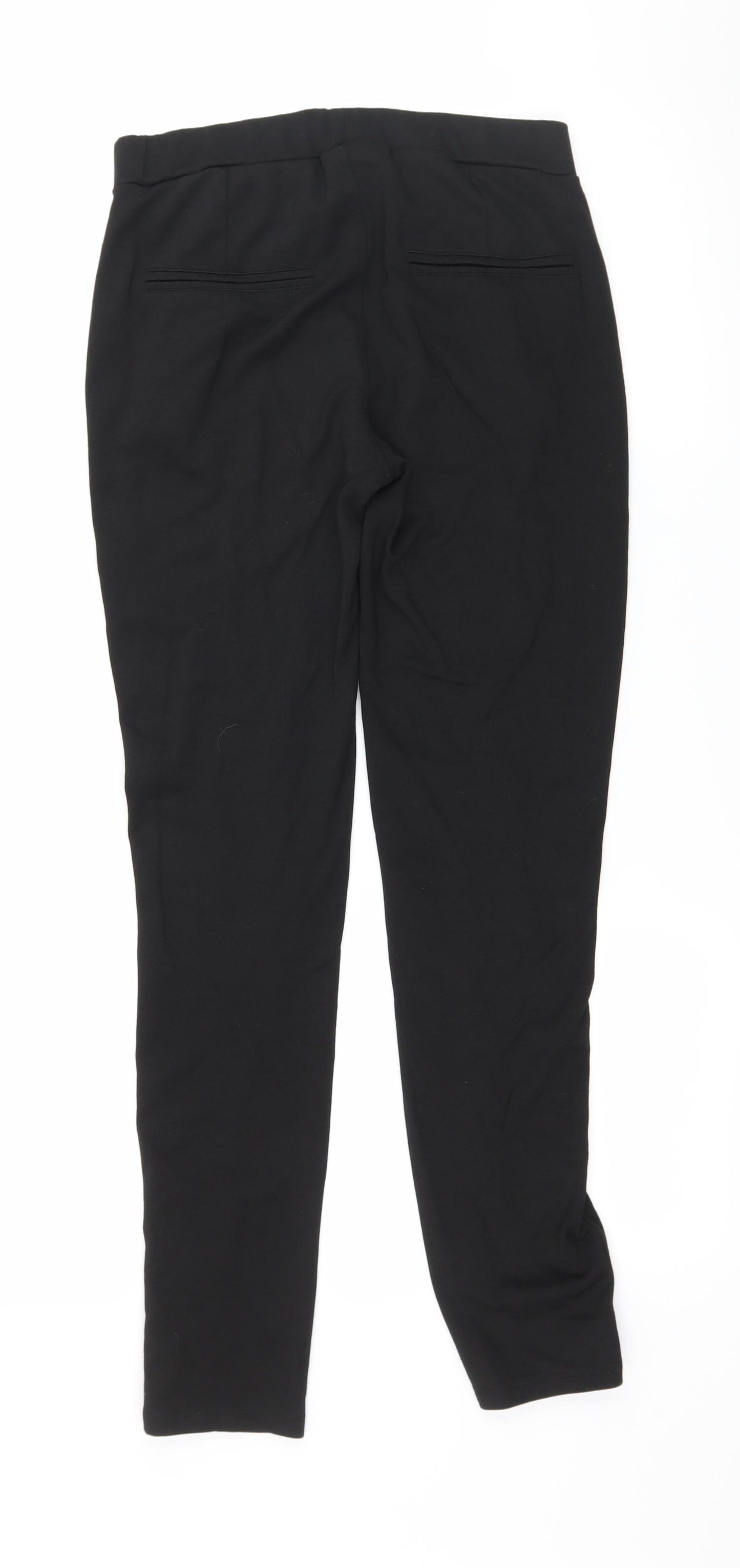 Yessica Womens Black  Jersey Capri Leggings Size 30 in L25 in
