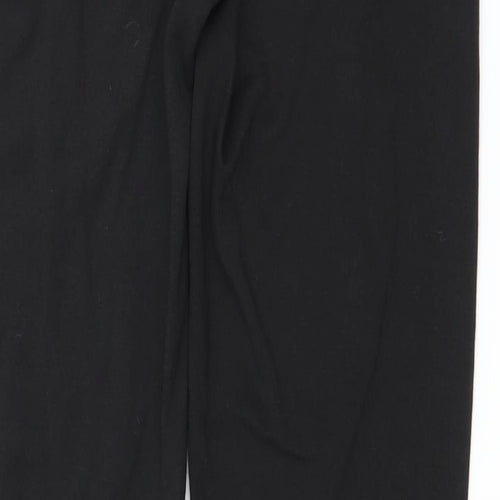 Yessica Womens Black  Jersey Capri Leggings Size 30 in L25 in
