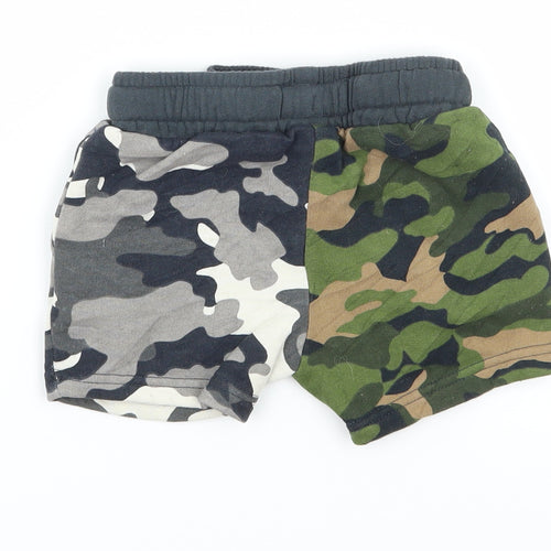 NEXT Boys Green Camouflage Jersey Jogger Trousers Size 12-18 Months