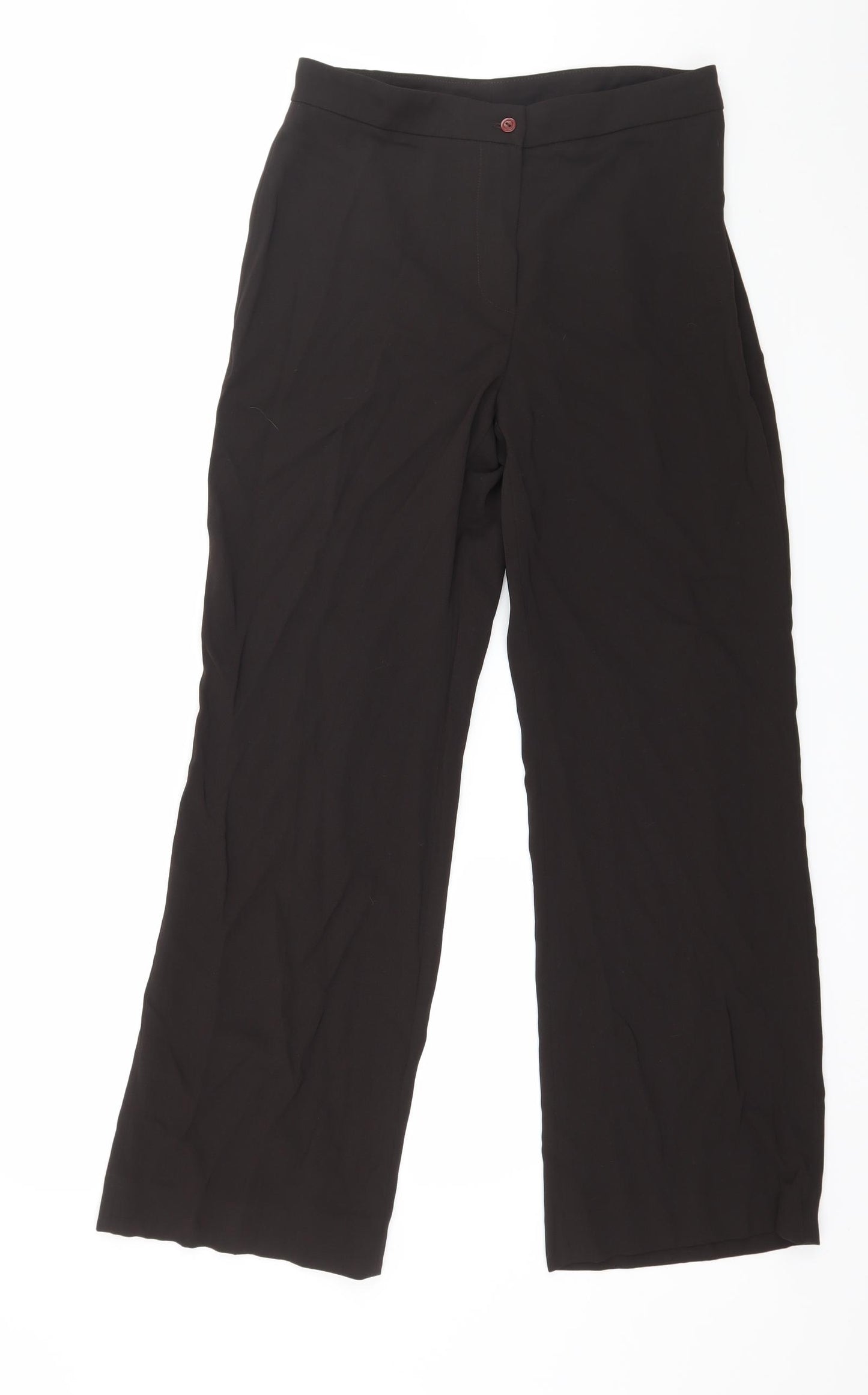 Preworn Womens Brown   Trousers  Size 12 L28 in