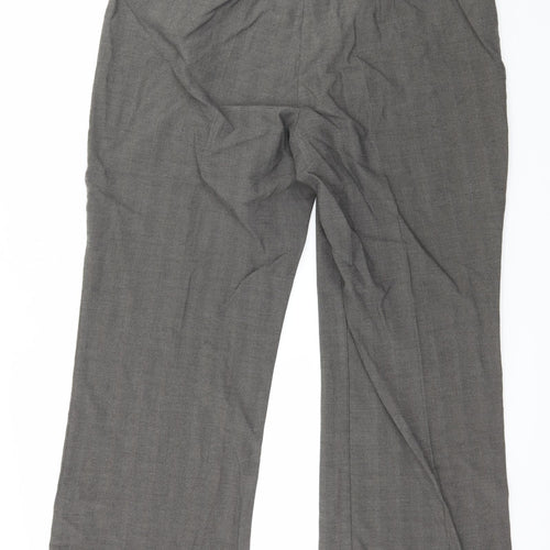 Marks and Spencer Womens Grey   Trousers  Size 16 L28 in
