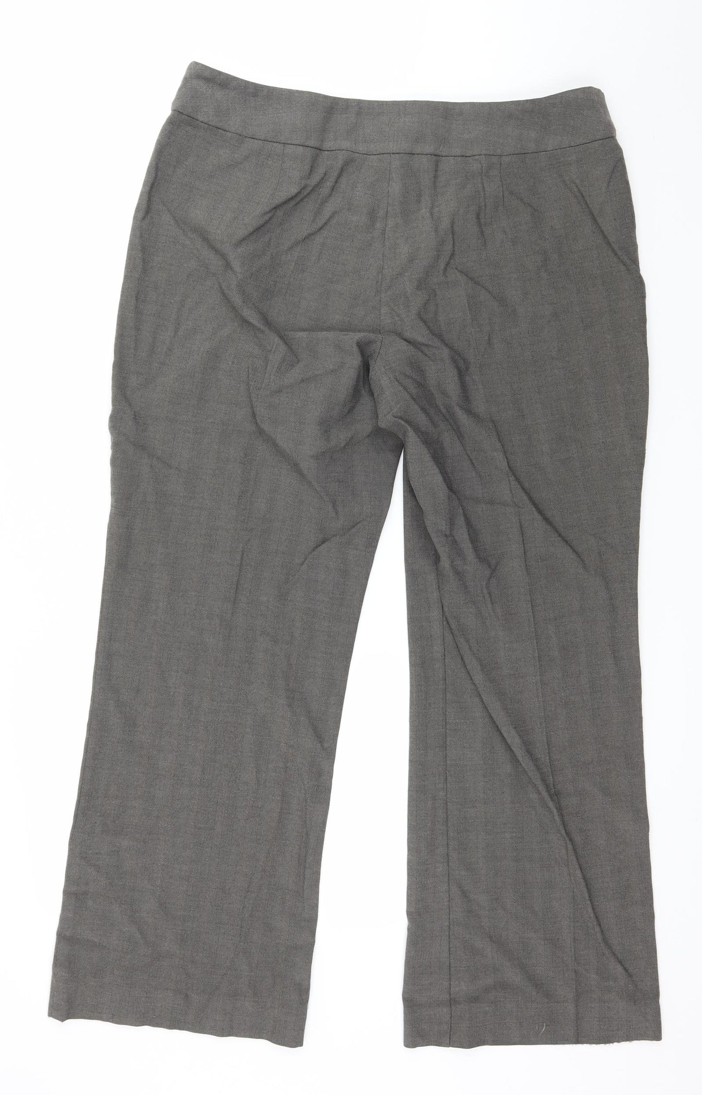Marks and Spencer Womens Grey   Trousers  Size 16 L28 in