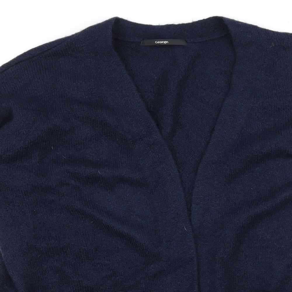 George Womens Blue  Knit Cardigan Jumper Size S