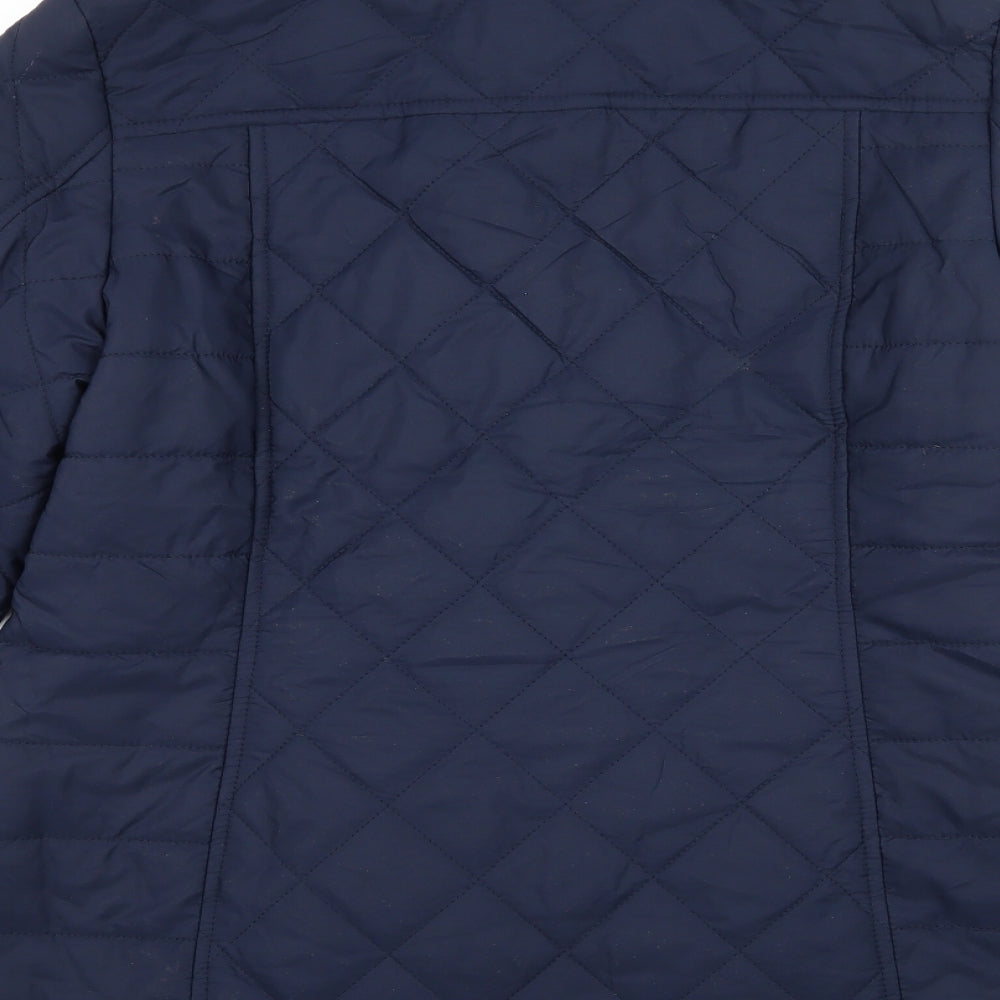 BHS Womens Blue   Puffer Jacket Jacket Size 12