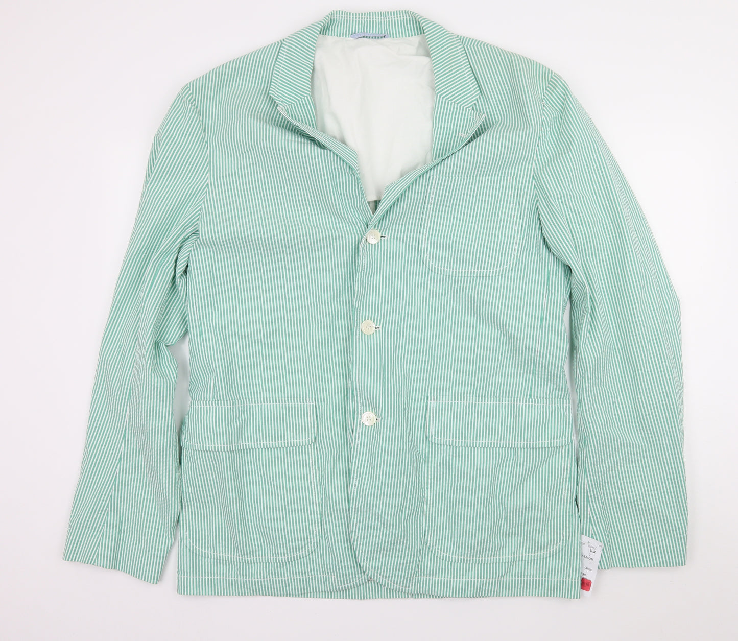 Polo Ralph Lauren Mens Green Striped  Jacket  Size XL