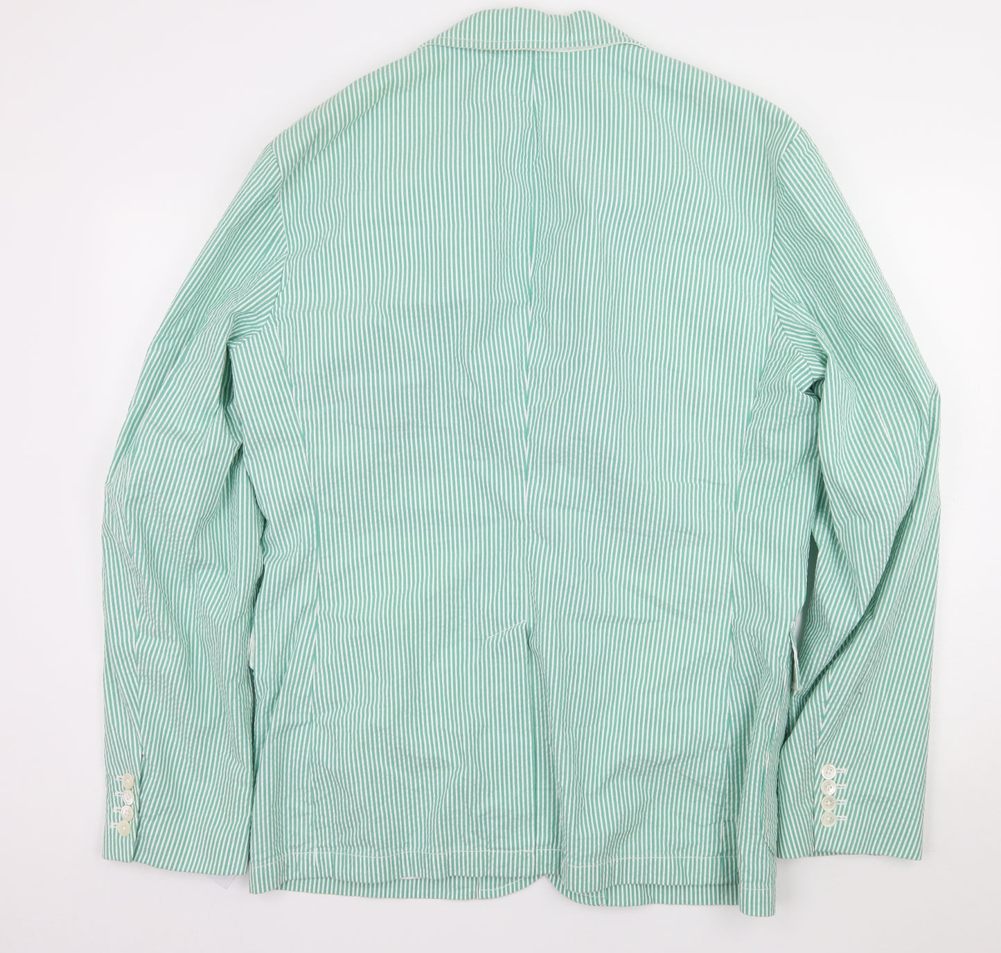Polo Ralph Lauren Mens Green Striped  Jacket  Size XL
