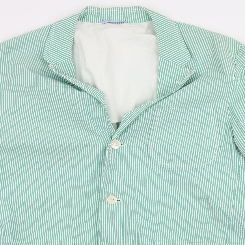 Polo Ralph Lauren Mens Green Striped  Jacket  Size XL