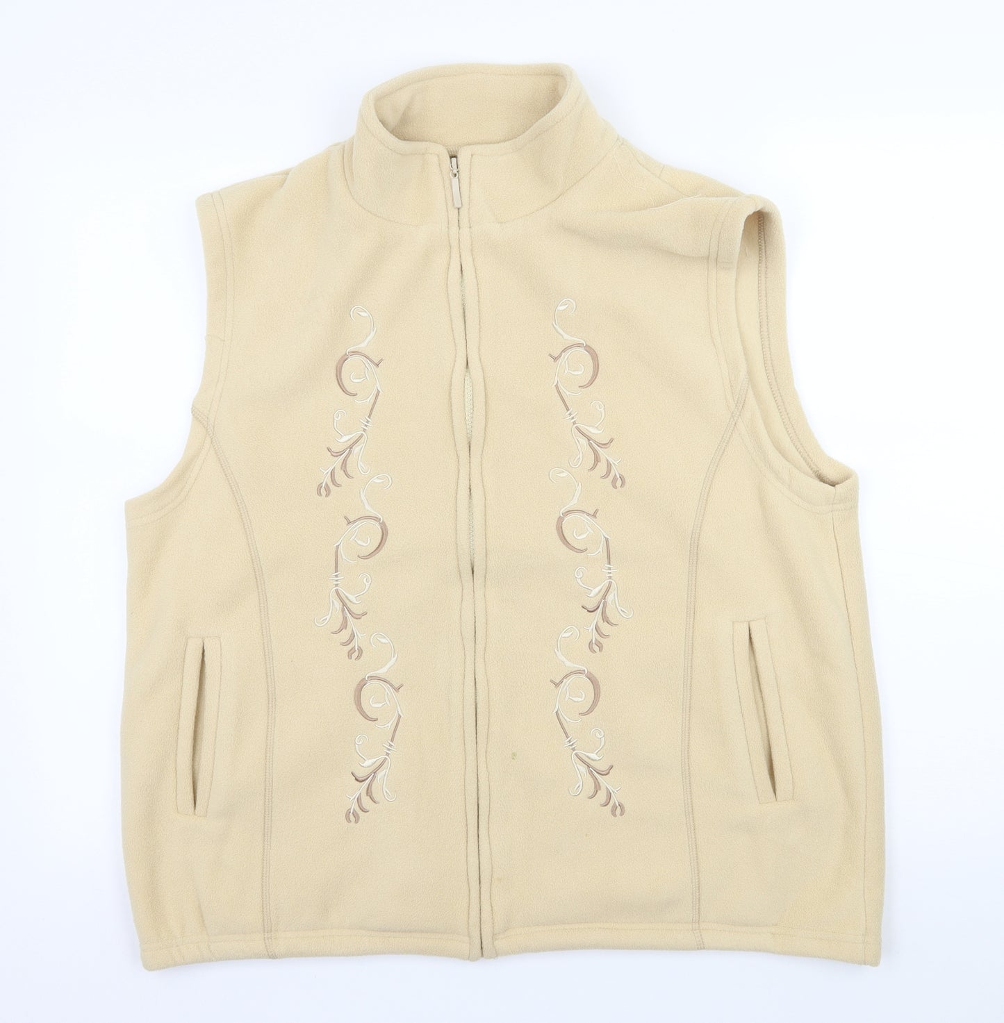 Pure & Natural Womens Ivory  Fleece Jacket  Size L