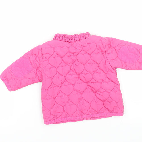 NEXT Girls Pink   Puffer Jacket Jacket Size 0-3 Months