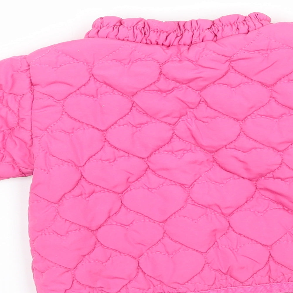 NEXT Girls Pink   Puffer Jacket Jacket Size 0-3 Months