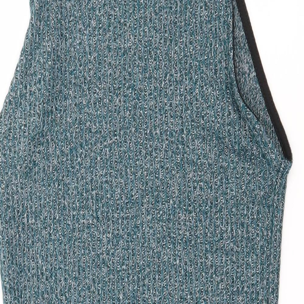Topshop Womens Blue  Knit Jumper Dress  Size 10