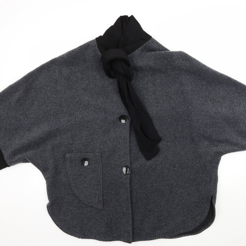 Jacob Moda Womens Blue   Jacket  Size M