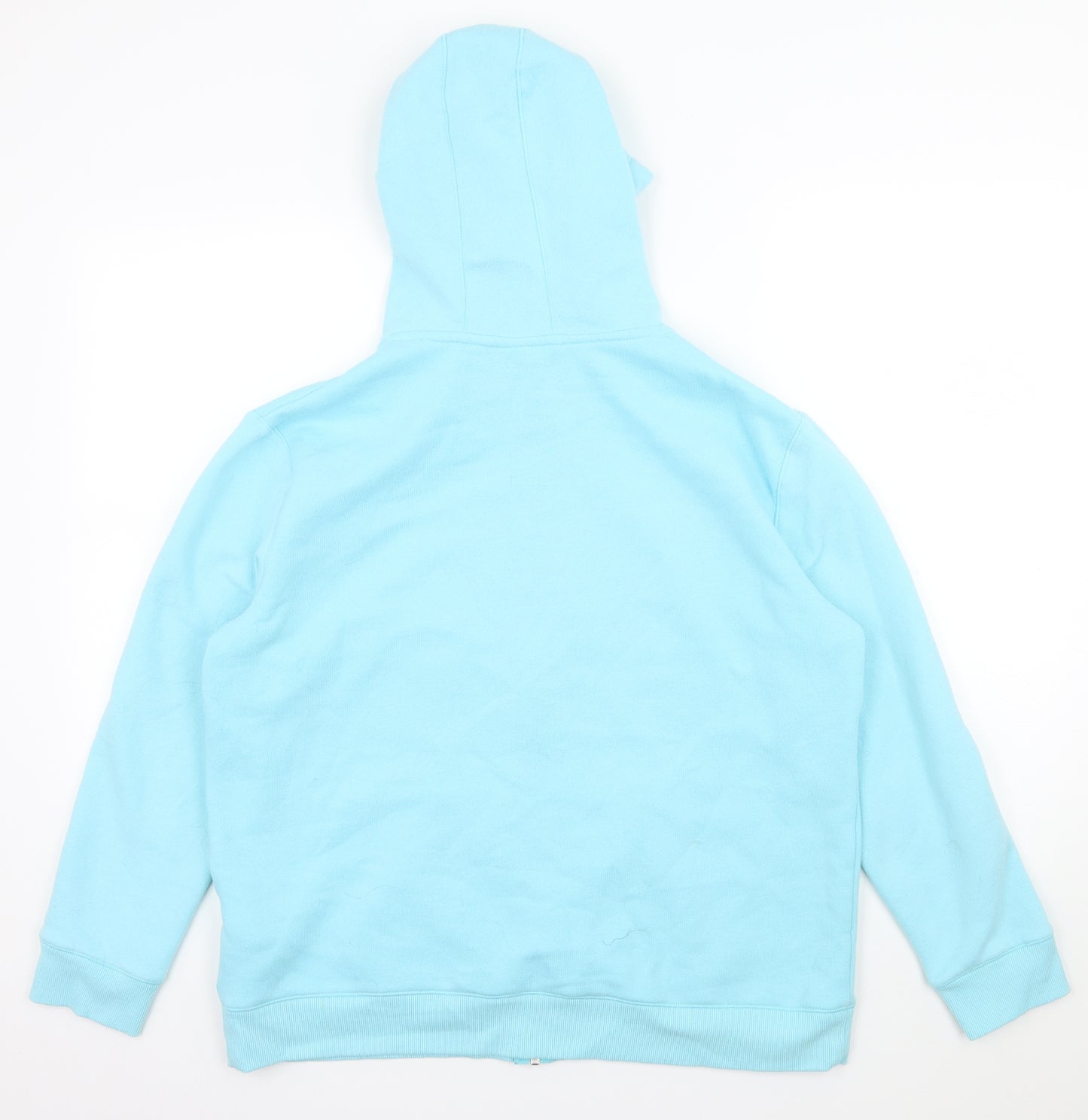 Deacthlon Womens Blue  Jersey Full Zip Hoodie Size L