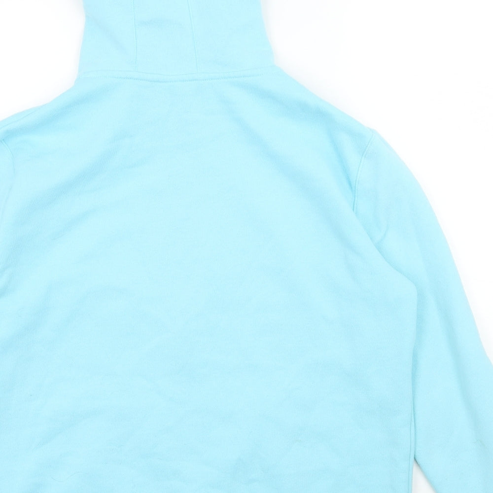 Deacthlon Womens Blue  Jersey Full Zip Hoodie Size L