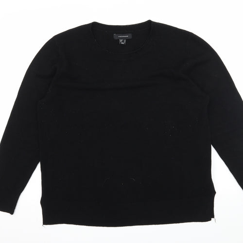 Atmopshere Womens Black  Knit Pullover Jumper Size 10