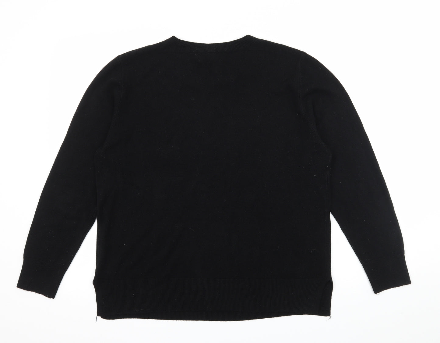 Atmopshere Womens Black  Knit Pullover Jumper Size 10