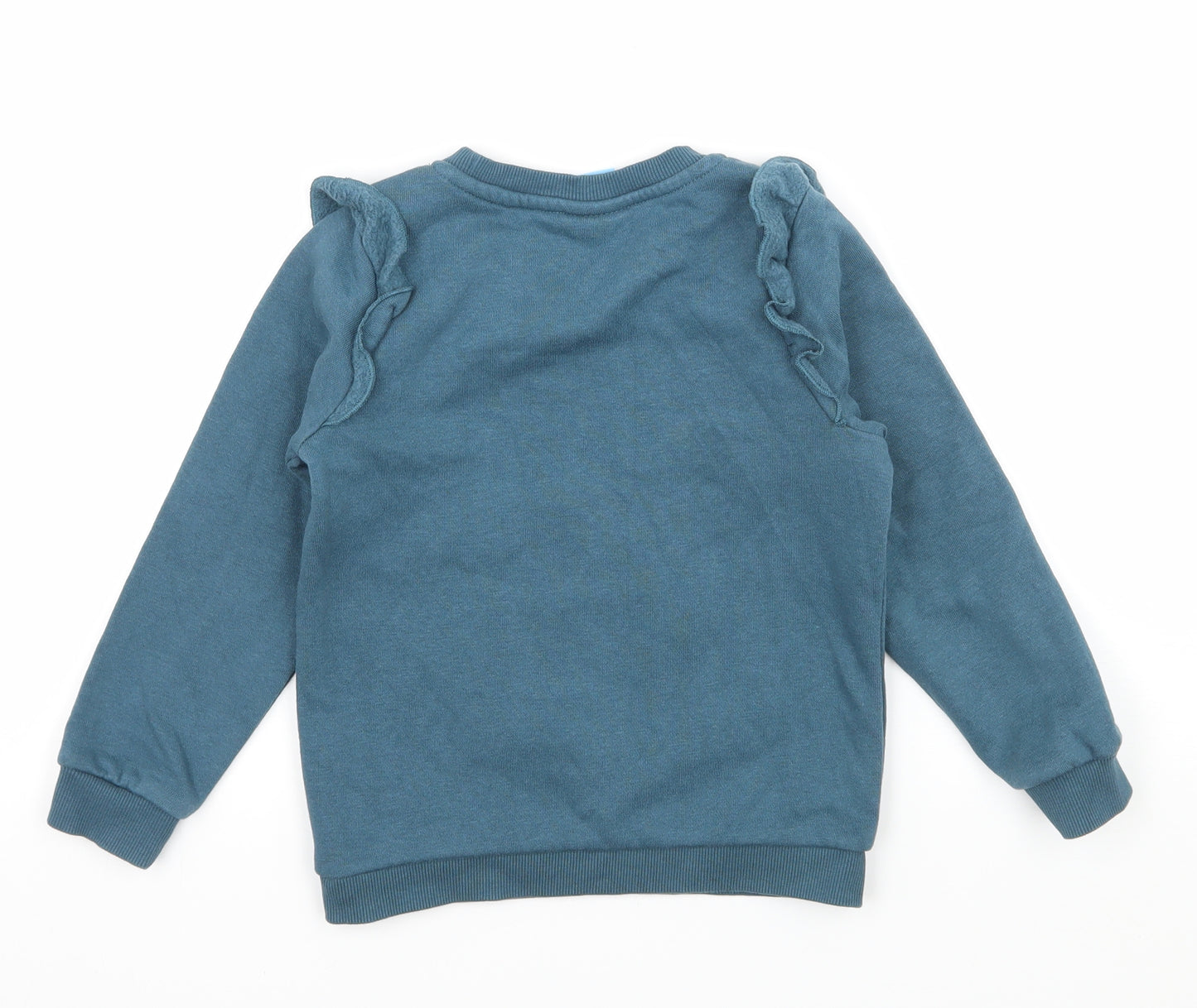 TU Girls Blue  Jersey Pullover Sweatshirt Size 3-4 Years  - Hey Duggee