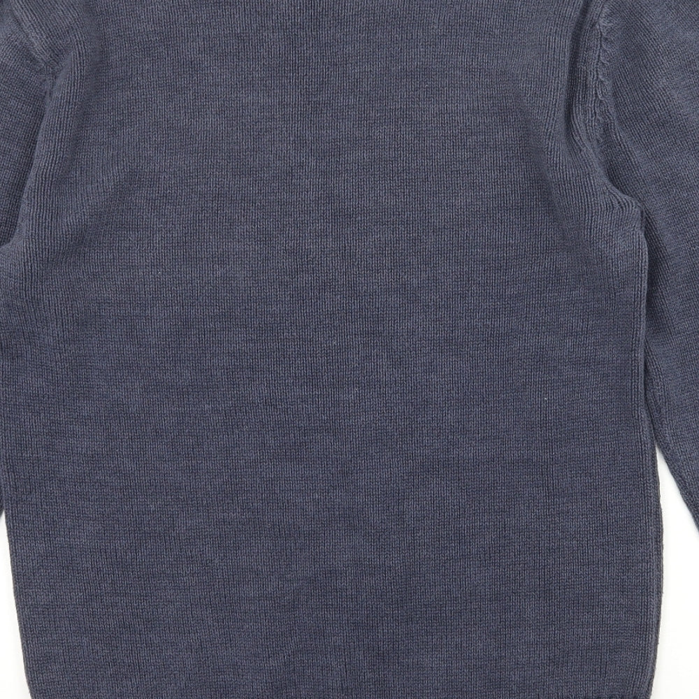 George Mens Blue  Knit Pullover Jumper Size S
