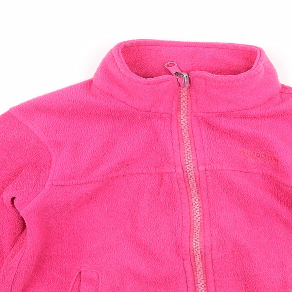 Regatta Girls Pink  Fleece Jacket  Size 5-6 Years