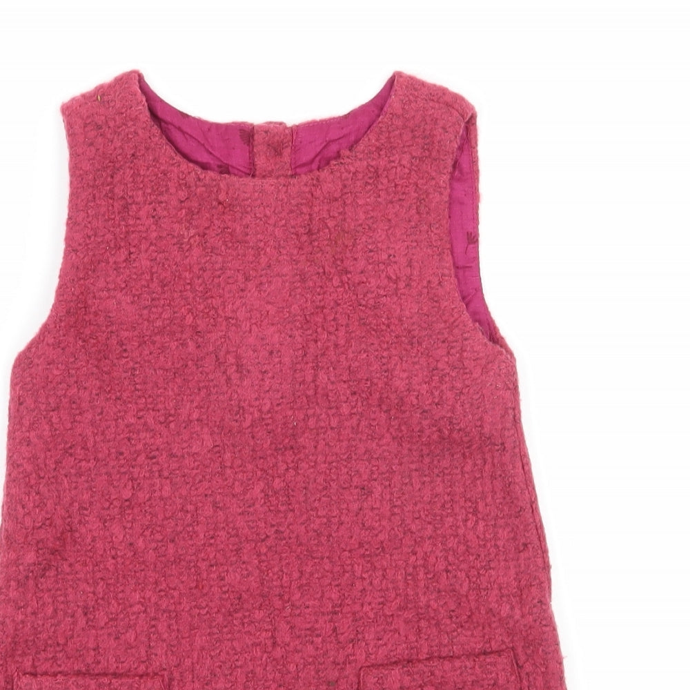 Dunnes Stores Girls Pink  Knit A-Line  Size 3 Years