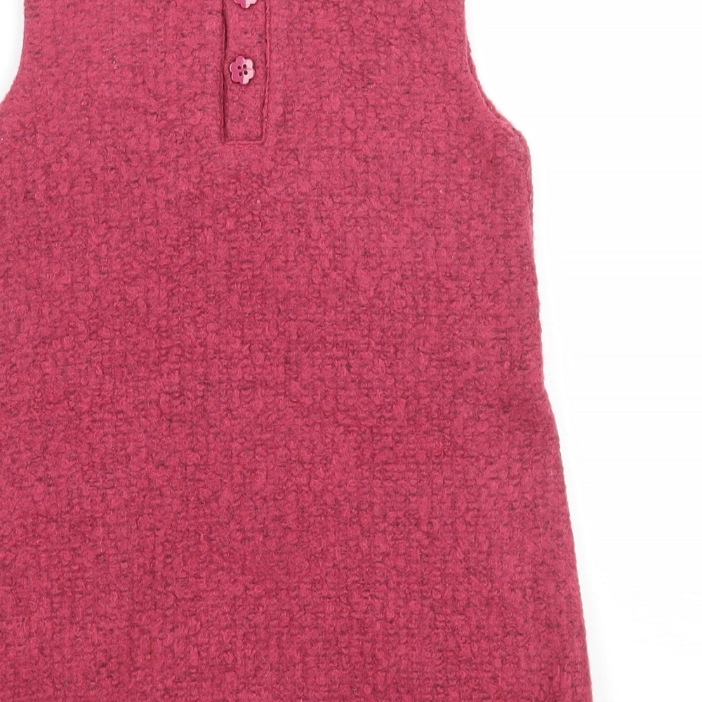 Dunnes Stores Girls Pink  Knit A-Line  Size 3 Years