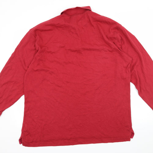 Burtons Mens Red  Jersey  T-Shirt Size XL