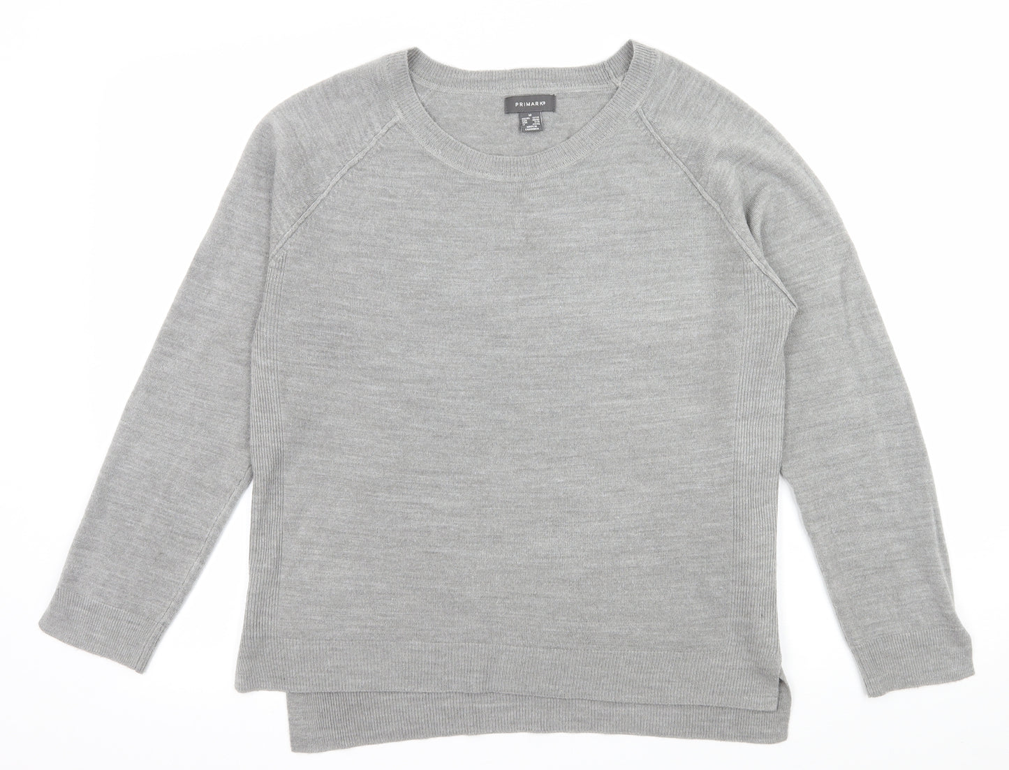 PPriamkr Womens Grey  Knit Pullover Jumper Size 12
