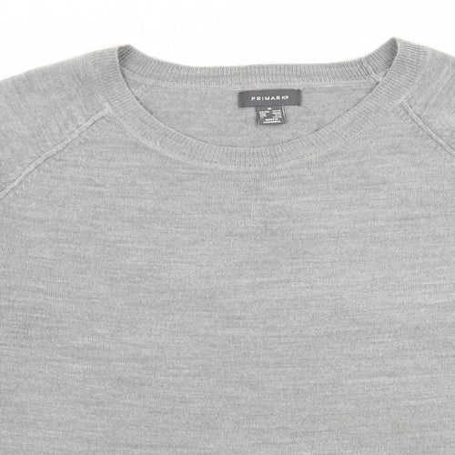 PPriamkr Womens Grey  Knit Pullover Jumper Size 12