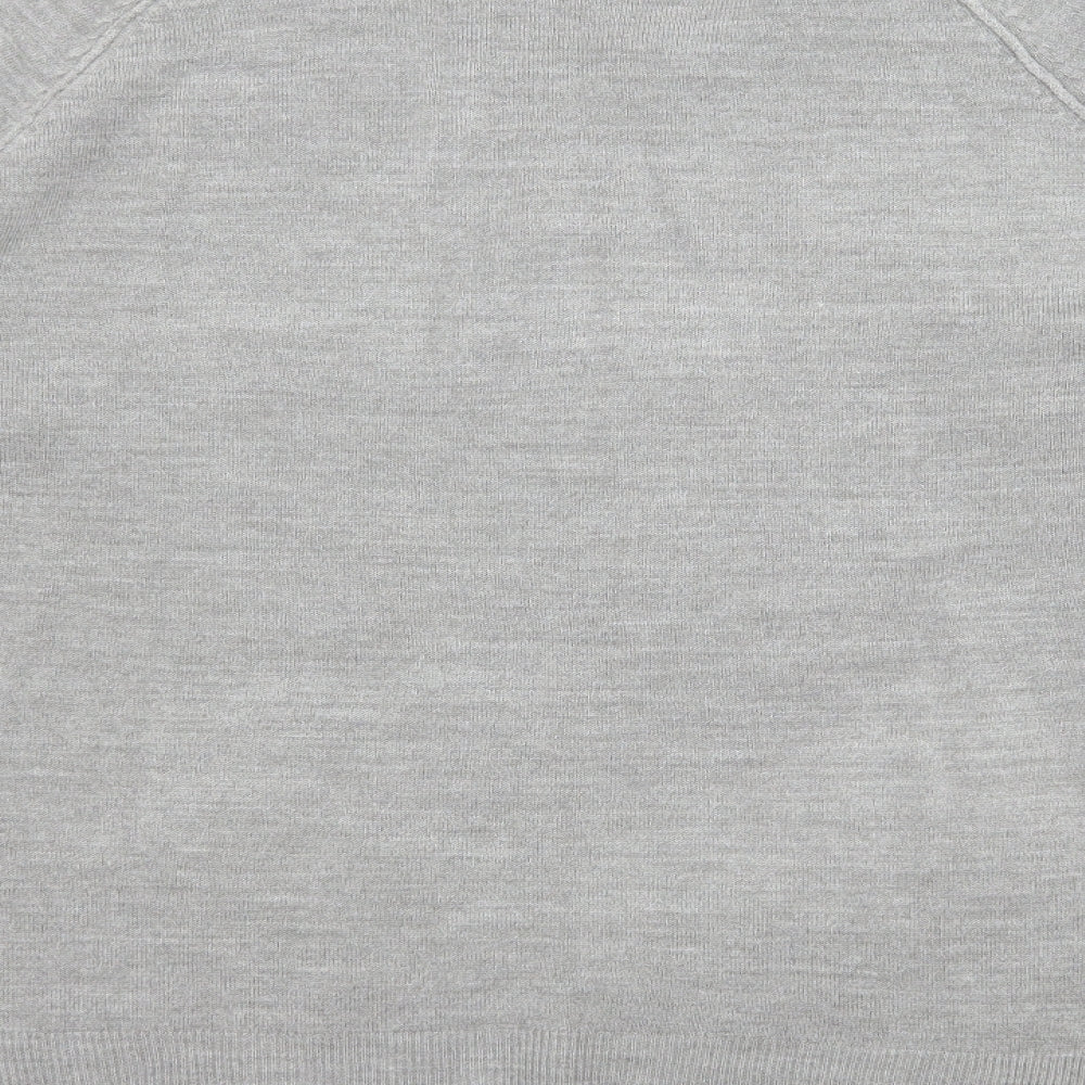 PPriamkr Womens Grey  Knit Pullover Jumper Size 12