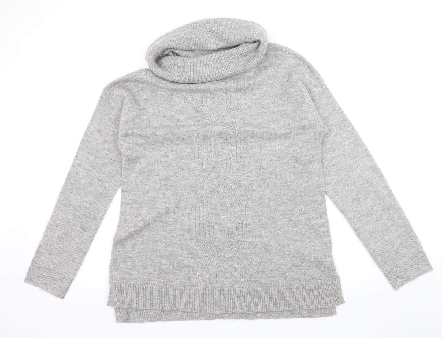 Snug Womens Grey  Knit Pullover Jumper Size 18