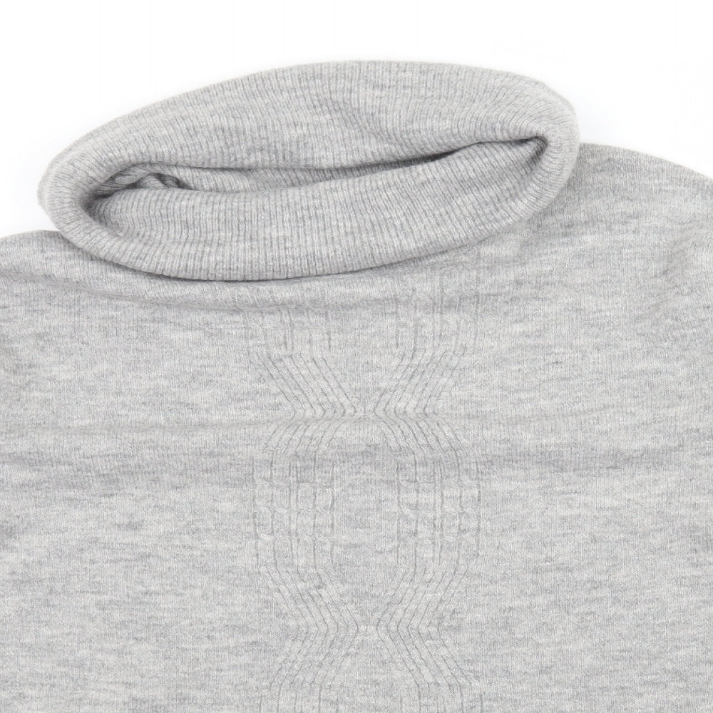 Snug Womens Grey  Knit Pullover Jumper Size 18