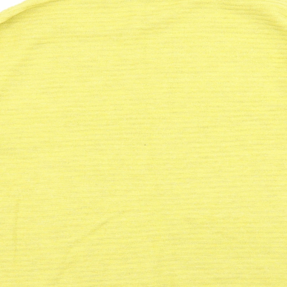 Wallis Womens Yellow  Knit Pullover Jumper Size M
