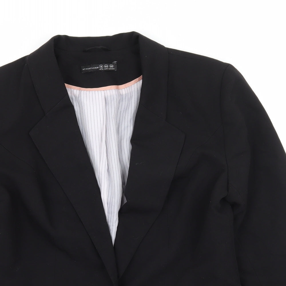 Atmosphere Womens Black   Jacket Blazer Size 12