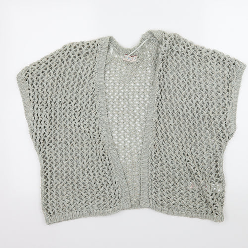 Peacocks Womens Green  Knit Cardigan Jumper Size 14